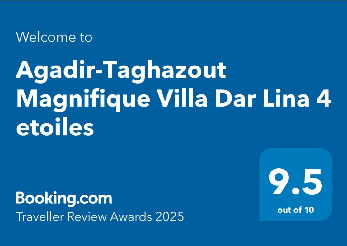 Agadir-Taghazout Magnifique Villa Dar Lina 4 Etoiles Екстериор снимка